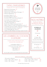 L Atelier Du Marche Paris 17e Paris Menu Prix Avis Sur Le Restaurant Facebook