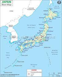 Japan has 8 regions and 47 prefectures. River Data Of Japan Japan River Map