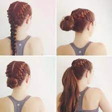 Gym Hairstyles On Pinterest Sportfrisuren Flechtfrisuren Zopffrisuren