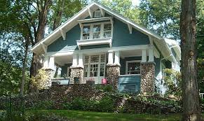 The Exterior Shows A Pleasing Craftsman Style Bungalow With A Large Porch And Shed Dormer Descripti Craftsman Style Bungalow Bungalow Exterior Craftsman House