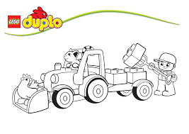 Choose the drawing to be coloured, among 8 different models already unlocked, and apply colour to them. Lego Duplo Truck Printable Mom Com