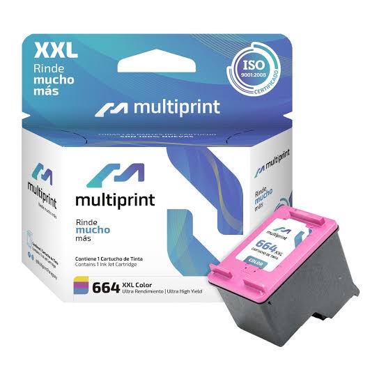 CARTUCHO MULTIPRINT 664 COLOR XXL