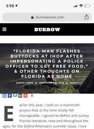 August 02, 2018 at 5:27 am pdt by ryan nelson, actionnewsjax.com. Which Florida Man Story Are You