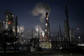 A major U.S. gasoline production hub is in such a severe drought that its refineries may be hobbled