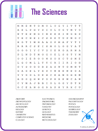 Elementary science crossword puzzles printable. Science Word Search