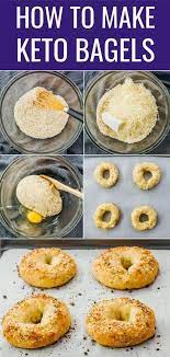 An Easy Recipe For Chewy Keto Bagels They Re Made Using Almond Flour Mozzarella Cheese And Cream Cheese Also Keto Recipes Easy Keto Diet Recipes Recipes