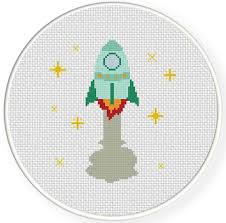 Flosscross can be used without any registration for free. Spaceship Cross Stitch Pattern Cross Stitch Patterns Stitch Patterns Cross Stitch
