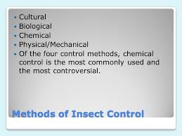This method can be used to control insects many farm or garden owners tend to want to stick to what they know and do what is familiar. Pest Control Methods Of Pest Control