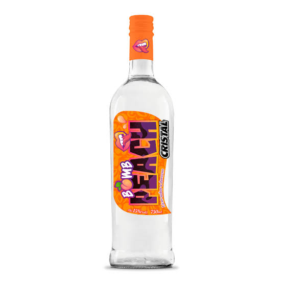 Licor Bomb Peach Cristal (750 ml)