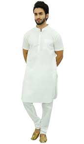Buy Atasi Men S Ethnic White Kurta Pajama Set Casual Collar Punjabi Long Shirt Medium At Amazon In Which is the best color to buy punjabi kurta pajama? ethnic white kurta pajama set