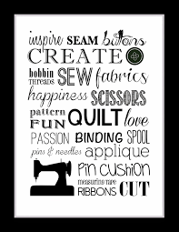 Sewing Subway Art Printable Sewing Quotes Sewing Humor Sewing Room Decor