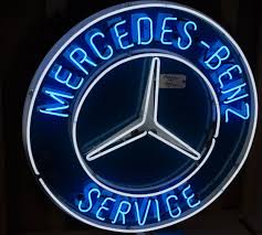Pin By Amber Barnes On Commute Moving Vehicles And Things Mercedes Benz Logo Neon Logo Neon Signs