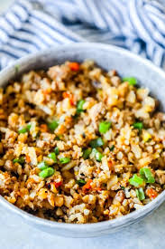Easy Keto Turkey Fried Rice Recipe Delicious Ground Turkey Stir Fried In A Cauliflower Rice Turkey Stir Fry Recipes Riced Califlower Recipes Turkey Stir Fry