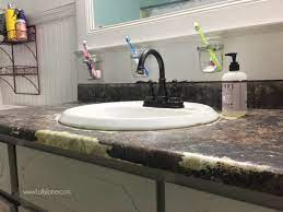 I actually love my chalk paint laminate countertops, they are a fast solution to replace bathroom counters! I Chalk Painted My Countertops Lolly Jane