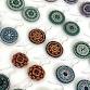 Twined Rosette Earrings with Waxed Linen Thread Workshop