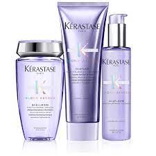The formula is packed with softening argan oil as well as a color guard complex. Blond Absolu Hair Care Set For Grey Hair Kerastase