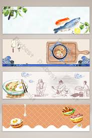 Hand Drawn Gourmet Food Banner Poster Background Backgrounds Psd Free Download Pikbest Cek beberapa ide desain banner warung makan yang menarik berikut! hand drawn gourmet food banner poster