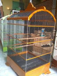 Easy to clean features includes no spill feeder that collects husks, and disposable liners Model Kandang Burung Kacer