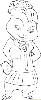 Coloring pages are a fun way for kids of all ages to develop creativity, focus, motor skills and color recognition. Brittany Coloring Page For Kids Free Alvin And The Chipmunks Printable Coloring Pages Online For Kids Coloringpages101 Com Coloring Pages For Kids