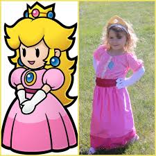 I will be cosplaying princess peach soon and started by making the crown first! Kid S Diy Princess Toadstool And Princess Peach Costumes A Spotted Pony