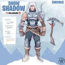 Use our latest free fortnite skins generator to get skin venom, skin galaxy pack,skin ninja, skin aura. Skin Concept Snow Shadow A Master Tracker On The Hunt For Victory Inspired By Season 7 Zoom In For Further Description Fortnitebr