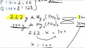 Como Calcular O Numero De Mols Do Fosfato De Magnesio Youtube