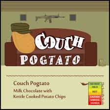 Willy Pete's Couch Pogtato Chocolate Bar