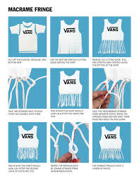 Adored by fashion fans and value seekers alike. Vans Us Open Diy Macrame Fringe The Macrame Vans Girls
