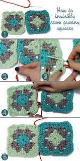 How To Seam Granny Squares Crochet Crafts Granny Square Crochet Projects