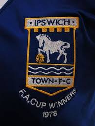 Ipswich town football club butterfly pin badge : The Tractor Boys I T F C