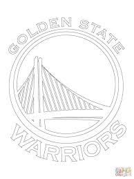 State Warriors Logo Coloring Page Free Printable Pages New Golden Golden State Warriors Logo Warrior Logo Golden State Warriors Colors