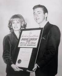 Bobby Darin "1965 Actor of the Year." Bobby got this from Cannes, France.