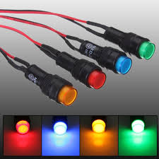 10 12mm Universal Dash Board Car Led Indicator Panel Warning Light Lamp 12v Van New In Light Source From Automobi Indicator Lights Led Indicator Warning Lights