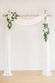 20% off with the purchase of 2 or more on dusty rose & burgundy flowers box sets at lingsmoment.com w/coupon code w/code (unverified). 2pcs Flower Arch Decor With Sheer Drape Pack Of 3 Timeless White