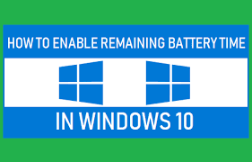 Como Habilitar El Tiempo Restante De La Bateria En Windows 10 Purosistemas Com