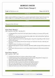 The purchasing manager job description clearly lists the job and skill requirements of this position. Senior Finance Manager Resume Samples Qwikresume