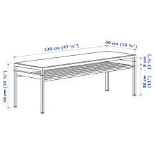 January 15, 2021 by beebe. Nyboda Coffee Table W Reversible Table Top Light Grey Concrete Effect White 120x40x40 Cm Ikea