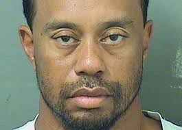 Tiger Eldrick Woods appears in a booking photo released by Palm Beach  County Sheriff's Office in Palm Beach