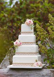 Hessian And Lace Wedding Cake By Cake Couture Ni Photography By Des Rowan Lace Rustic Wedding Wedding Cake Rustic Wedding Cake Roses