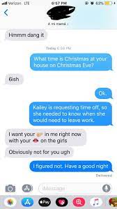 My mom was sexting her girlfriend while I was asking about holiday plans :  r/funny