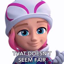 That Doesnt Seem Fair Gwen Stacy Sticker