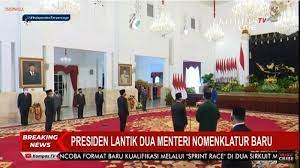 Pelantikan menteri dan wamen baru kabinet indonesia maju, istana negara, 23 desember 2020. A Gt5e3jt Nlnm