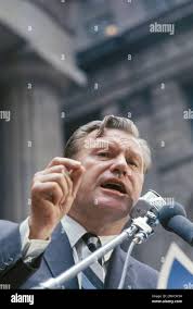 New York Governor Nelson Rockefeller campaigning for Republican  Presidential Nomination, Philadelphia, Pennsylvania, USA, Bernard Gotfryd,  1968 Stock Photo