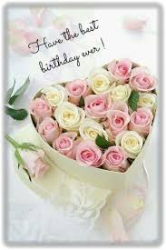 Happy Birthday Flowers And Balloons Pictures Happy Birthday Birthday Flowers Happy Birthday Beautiful Flowers