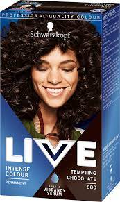 Get rich brown tones that are full of shine or go deliciously dark with our range of permanent brown hair dye. 880 Tempting Chocolate Hair Dye By Live