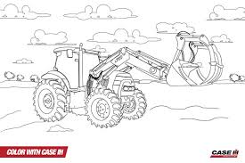 Traktor ausmalbilder ausdrucken für kinder Spiel Spass Eusen Landtechnik