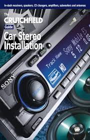 New speakers make a big difference in your car's sound system. Guide Car Stereo Installation Crutchfield