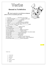 Gerund Vs To Infinitive Worksheet Free Education High School Quotes English Language Learning