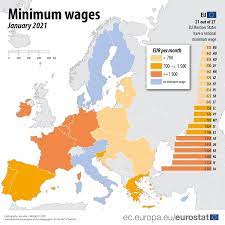 Salariul minim pe economie în 2021 este un motiv pentru sindicaliști de a organiza proteste sindicale. Romania Pe Harta EuropeanÄ A Salariului Minim Cum E In Spania Bulgaria Ungaria