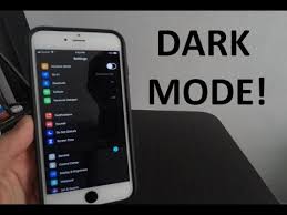 How To Get Dark Mode On Your Iphone Youtube